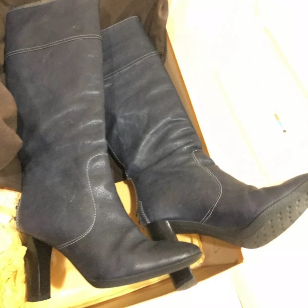 Tods Womens Boots Blue Size 36 - Picture 5 of 5